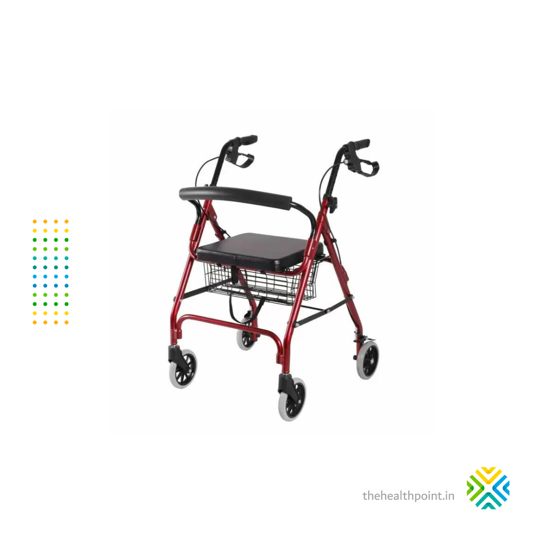 Buy Karma Rollator with Seat and Basket (002312) Online in India (2022 ...